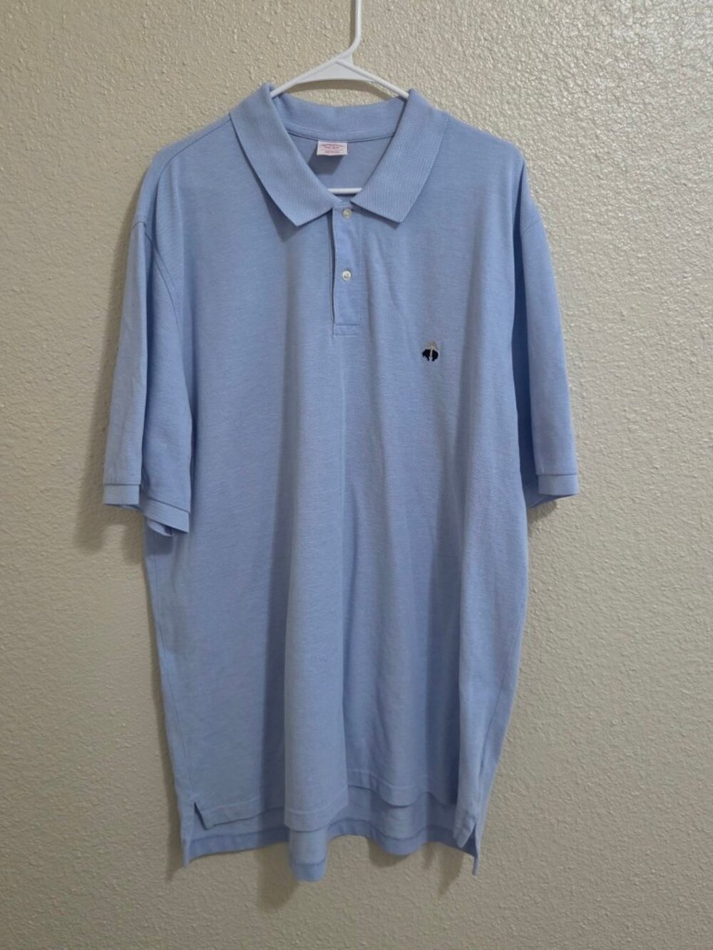 Brooks Brothers Mens Performance Polo Shirt XXL Blue Cotton Original Fit Logo